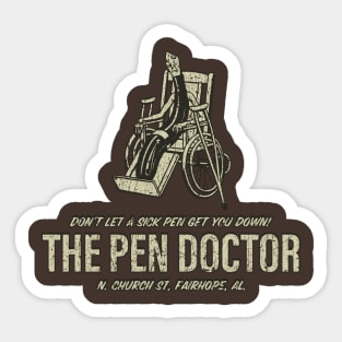 The Pen Doctor Sticker